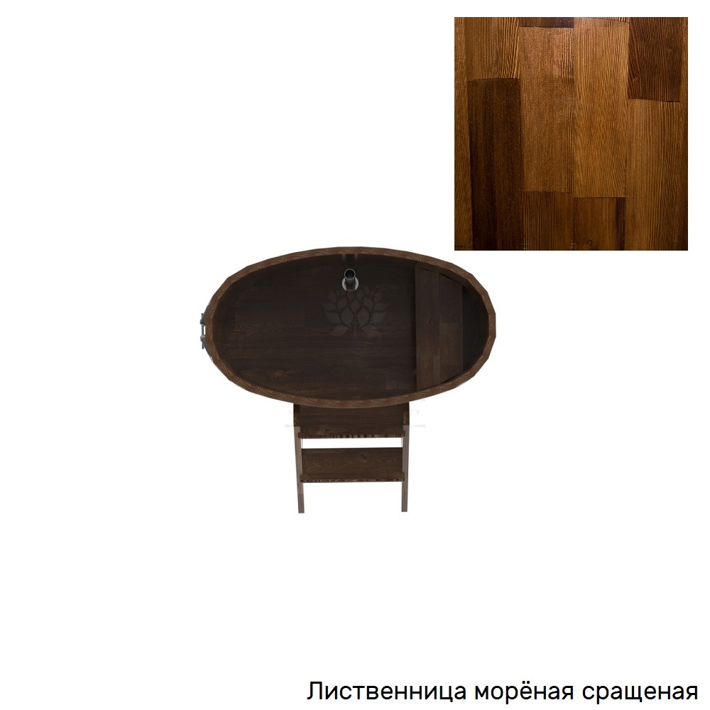 Купель овальная BentWood 0,59х1,06 лиственница