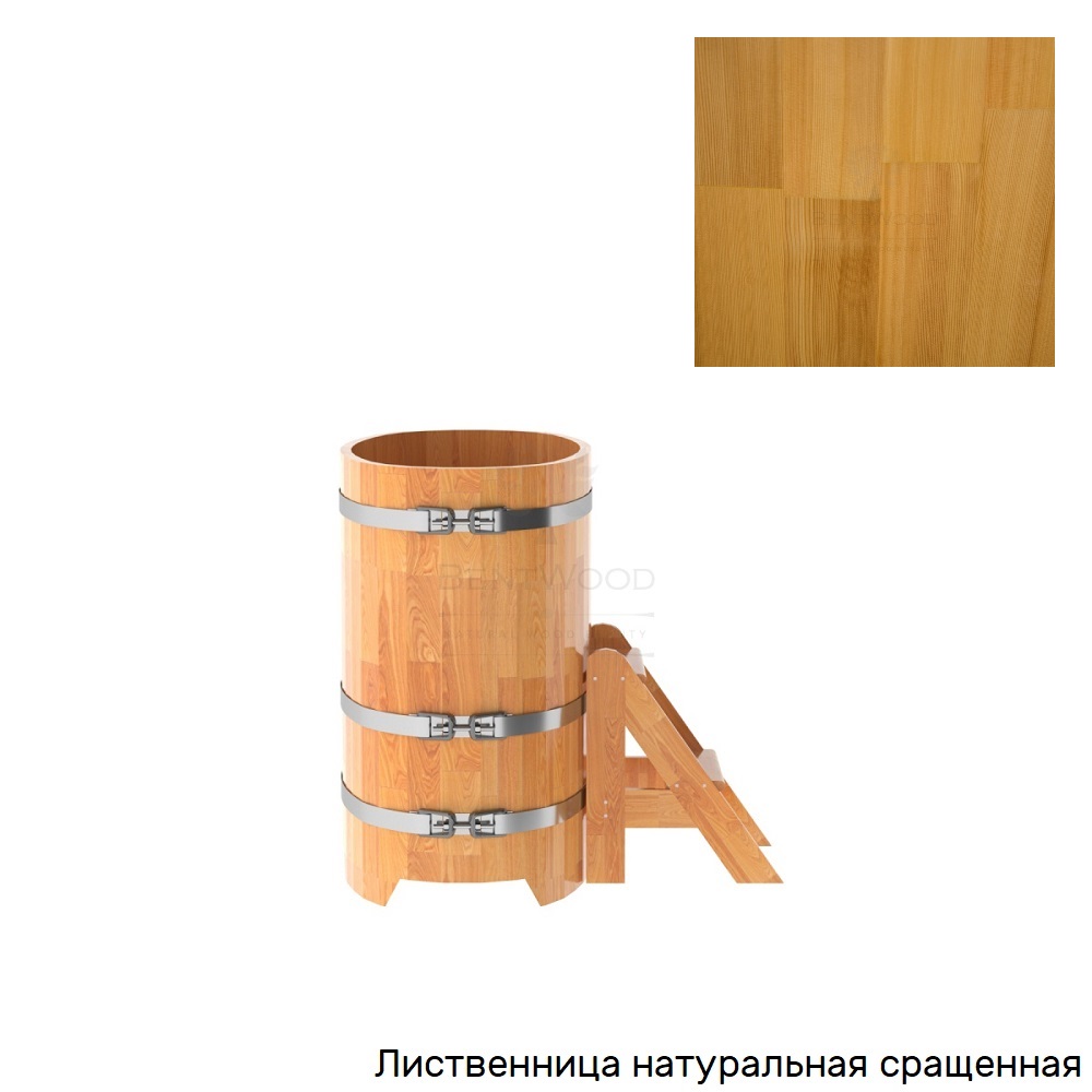 Купель овальная BentWood 0,59х1,06 лиственница