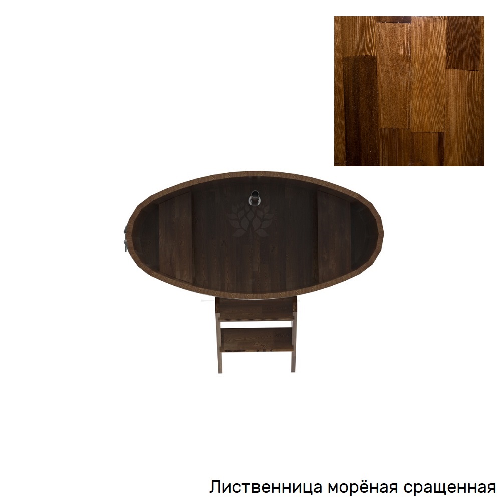Купель овальная BentWood 0,69х1,31 лиственница