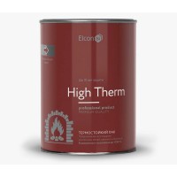 Термостойкий лак для печей и каминов Elcon High Therm 1 литр