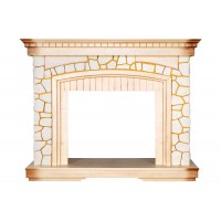 Портал Royal Flame Glasgow - Слоновая кость с патиной