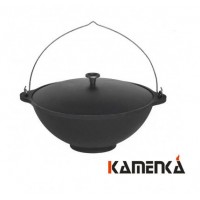 Казан Везувий 6л с крышкой и ручкой