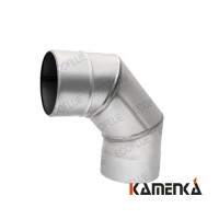 Отвод EcoFlue нерж 0,5мм диаметр 200 угол 90