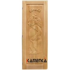 Дверь кавказская липа с петлями Медведь