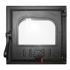 Дверца топочная стекло FireWay 250х240мм К401